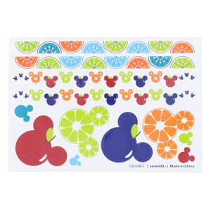 Disney Mickey Mouse Fruit Temporary Tattoos | 48 Count