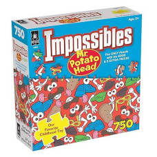 Mr. Potato Head Impossibles 1000 Piece Jigsaw Puzzle | No Edge | 5 Extra Pieces