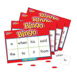 Trend Enterprises Sight Words Bingo - Set Of 46 Words And 36 Playing Cards