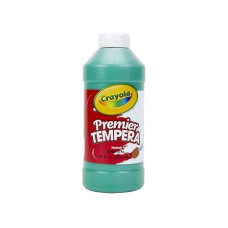 Crayola Premier Tempera Paint For Kids Green 16Oz Kids Classroom Supplies Great For Arts Crafts Non Toxic Easy Squeeze