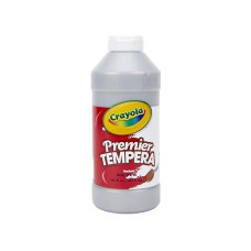 Crayola Premier Tempera Paint For Kids Silver 16Oz Kids Classroom Supplies Great For Arts Crafts Non Toxic Easy Squeez