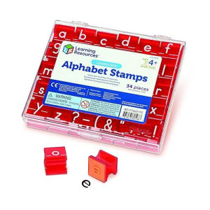 Learning Resources Lowercase Alphabet Stamps 34 Piecesages 4 Teacher Stamps Letter Stamps For Kids Classroom And Teacher