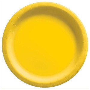 Yellow Sunshine Round Paper Plates 10 20 Pc Perfect For Parties Picnics Everyday Meals