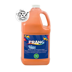 Prang Readytouse Washable Tempera Paint 1 Gallon Bottle Orange 10602