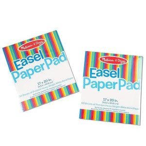 Melissa Doug Easel Pad 17 X 20 Inches 50 Sheets 2Pack