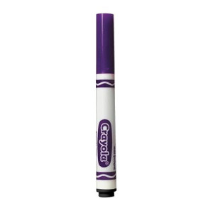 Crayola Broad Line Markers Violet 12Ct Markers For Kids Bulk School Supplies For Teachers Nontoxic Marker Refill With Re