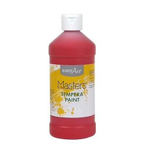 Handy Art Little Masters Tempera Paint 16 Ounce Red