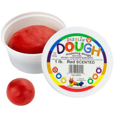 Hygloss Products Play Dough Safe Nontoxic Modelling Dough For Arts Crafts Learn Play Scented 1Lb Red Cherry Scent