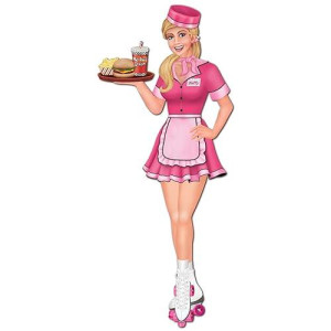 Beistle 1Pack Jointed Carhop Party Decorations 35Inch