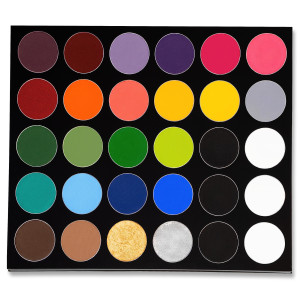 Mehron Makeup Paradise Makeup Aq 30 Color Pro Palette Magnetic And Refillable Palette Body Paint Face Paint Professional