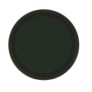 Jet Black Round Paper Plates 10 20 Pc Perfect For Parties Picnics Everyday Meals