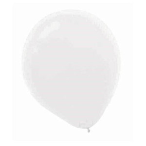 White Solid Color Latex Balloons 12 Pack Of 100 Perfect For Parties Celebrations Holiday Decorations