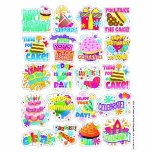 Birthday Theme Stickers