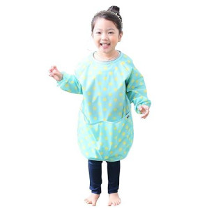 Plie Waterproof Kids Art Smocks 37 Colors Age 110 Sxxl Size Mint Dot 02M