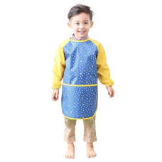 Plie Waterproof Kids Art Smocks 37 Colors Age 110 Sxxl Size Blue Star 07M