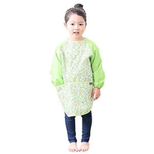 Plie Waterproof Kids Art Smocks 37 Colors Age 110 Sxxl Size Green Orange 08M