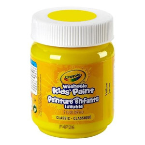 Crayola Washable Kids Paint 2 Oz Yellow