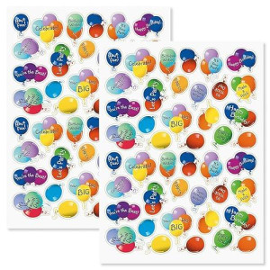 Balloon Birthday Stickers Set Of 88 On 2 Sticker Sheets Happy Birthday Stickers Birthday Party Stickers