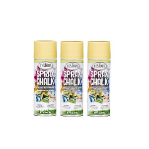 Testors 307591 3 Pk Spray Chalk 6 Oz Yellow