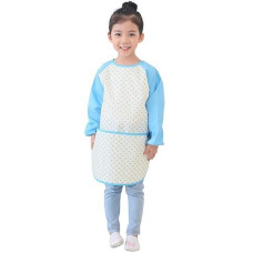 Plie Waterproof Kids Art Smocks 37 Colors Age 110 Sxxl Size Blue Heart Dot 28L