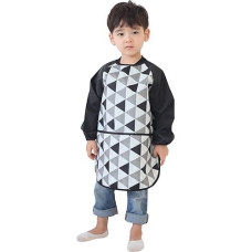 Plie Waterproof Kids Art Smocks 37 Colors Age 110 Sxxl Size Black Triangle 21M