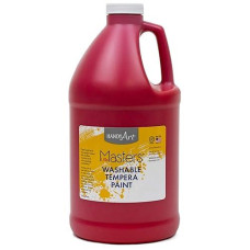 Handy Art Little Masters Washable Tempera Paint 64 Fl Oz Pack Of 1 Red