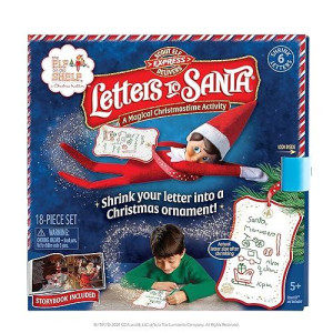 The Elf On The Shelf Letters To Santa Send Shrinking Christmas Lists To Santa Through Your Elf 20 Piece Gift Set Includes Ma