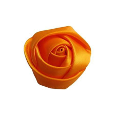 Yycraft Pack Of 20Pcs Satin 4D Rose 2 Halloween Craft Wedding Brideorange