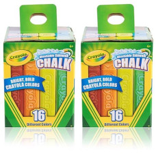 Crayola Sidewalk Chalk 16 Ct Pack Of 2