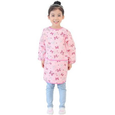 Plie Waterproof Kids Art Smocks 37 Colors Age 110 Sxxl Size Pink Ribbon 39Xl