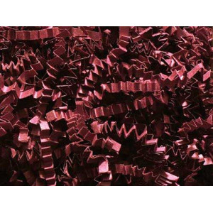 Dpc Crinkle Paper Shred For Packaging Gift Boxbasket Filler 2Ounce Bag Burgundy