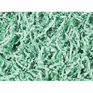 Dpc Crinkle Paper Shred For Packaging Gift Boxbasket Filler 2Ounce Bag Mint Green