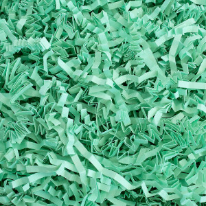 Magicwater Supply 2 Lb Mint Green Crinkle Cut Paper Shred Filler Great For Gift Wrapping Basket Filling Birthdays Weddi