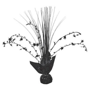 Jet Black Foil Spray Centerpiece 12 12 Pc Elegant Eyecatching Party Decor Perfect For Weddings Birthdays Holiday