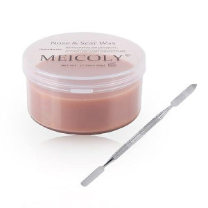 Meicoly Scar Wax Kit Fake Modeling Wound Skin Wax167Oz Special Effects Body Paint Halloween Set Fake Nose Putty Stage Sfx Mak