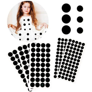 Iceyyyy 200 Pieces Black Adhesive Felt Circles Black Selfadhesive Felt Sticker For Halloween Diy Projects Professional Craft