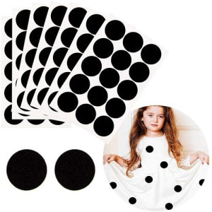 Iceyyyy 100 Pieces Black Adhesive Felt Circles Black Selfadhesive Felt Sticker For Halloween Diy Projects Professional Craft