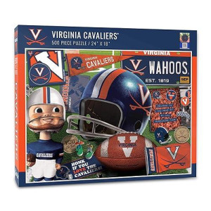 Youthefan Ncaa Virginia Cavaliers Retro Series Puzzle 500 Pieces