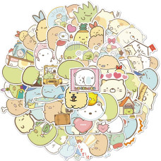 Svgdhzk 50 Pcs Kawaii Sumikkogurashi Stickers Cartoon Japanese Anime Stickers Water Bottles Luggage Party Gift Decal For Kids Gi