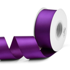 Humphreys Craft 112 Inch Violet Purple Double Faced Satin Ribbon 25 Yards For Halloween Crafts Gift Wrapping Diy Bows Bouque