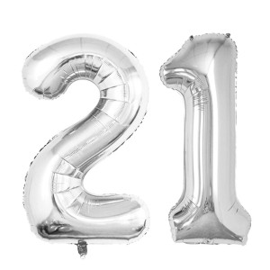 Goer Number 12 Balloons For 12Th Birthday Sweet 12 Party Decorations 42 Inch Jumbo Foil Helium 21 Balloons For 21St Birthday Par