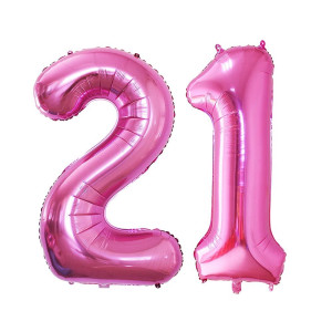 Goer Number 12 Balloons For 12Th Birthday Sweet 12 Party Decorations 42 Inch Jumbo Foil Helium 21 Balloons For 21St Birthday Par