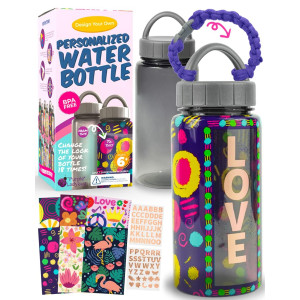 Purple Ladybug Decorate Your Own Water Bottle Kits For Girls Using Shrink Wrap Fun 6 7 8 Year Old Girl Gifts Idea Birthday Gi