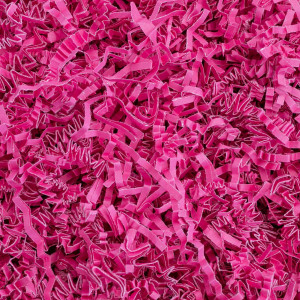 Magicwater Supply 4 Oz Pink Crinkle Cut Paper Shred Filler Great For Gift Wrapping Basket Filling Birthdays Weddings A