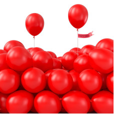 Partywoo Red Balloons 120 Pcs 5 Inch Matte Red Balloons Red Latex Balloons For Balloon Garland Or Balloon Arch As Birthday Par