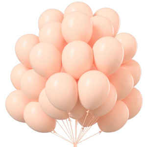 Partywoo Pastel Orange Balloons 50 Pcs 12 Inch Pale Orange Balloons Peach Balloons For Balloon Garland Or Balloon Arch As Part