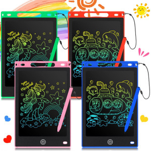 Zonon 4 Pcs Lcd Writing Tablet For Kids 85 Inch Doodle Board Drawing Tablet Toddler Toys Gifts Lcd Writing Board Electronic Era