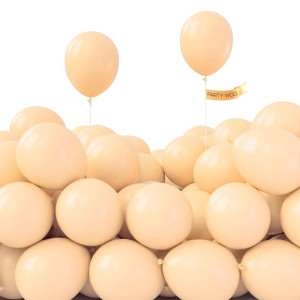 Partywoo Nude Balloons 50 Pcs 5 Inch Boho Apricot Balloons Beige Balloons For Balloon Garland Or Balloon Arch As Party Decorat