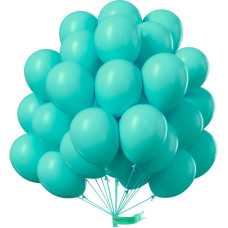 Partywoo Teal Balloons 100 Pcs 10 Inch Teal Blue Balloons Turquoise Balloons For Balloon Garland Or Balloon Arch As Birthday P