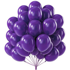 Partywoo Royal Purple Balloons 50 Pcs 12 Inch Purple Balloons Dark Purple Balloons For Balloon Garland Or Balloon Arch As Part